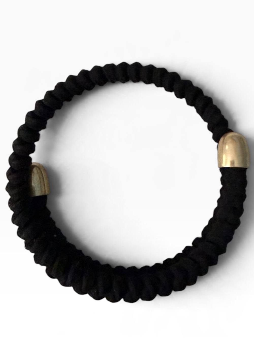 EVA faux suede braided Wrap Bracelet with gold tone accents